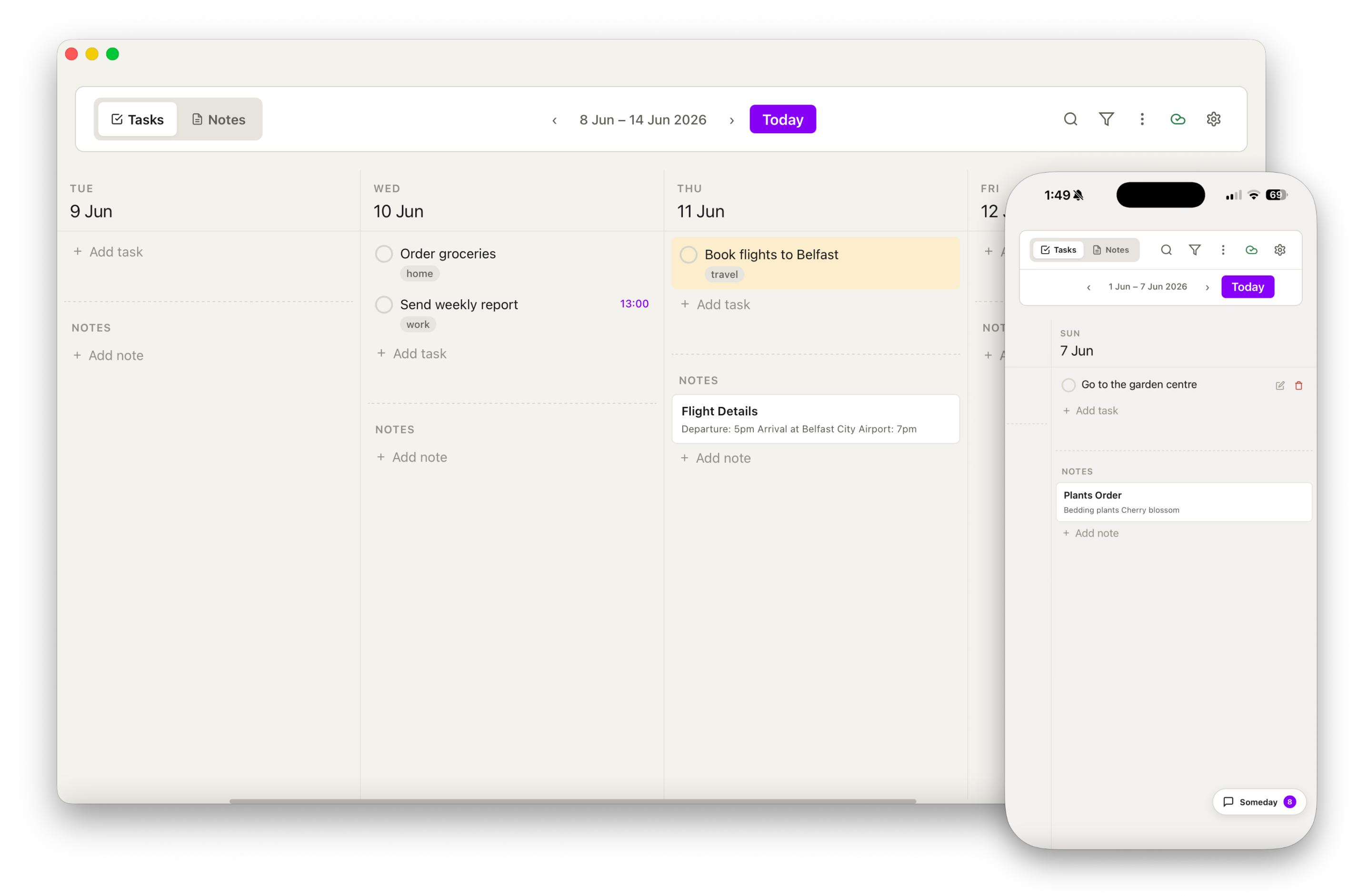 Screenshot of ToDoodle